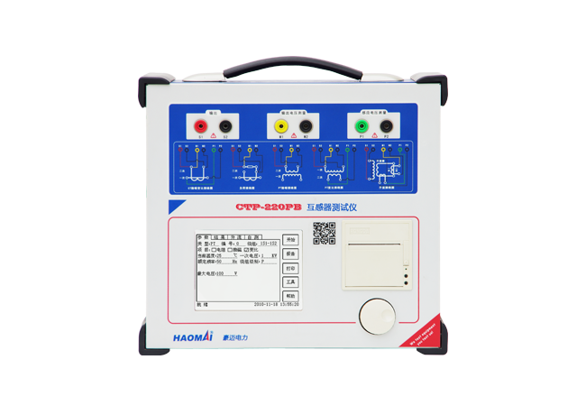 基于低频变频技术的新一代高精度的互感器励磁特性和变比,极性测试仪